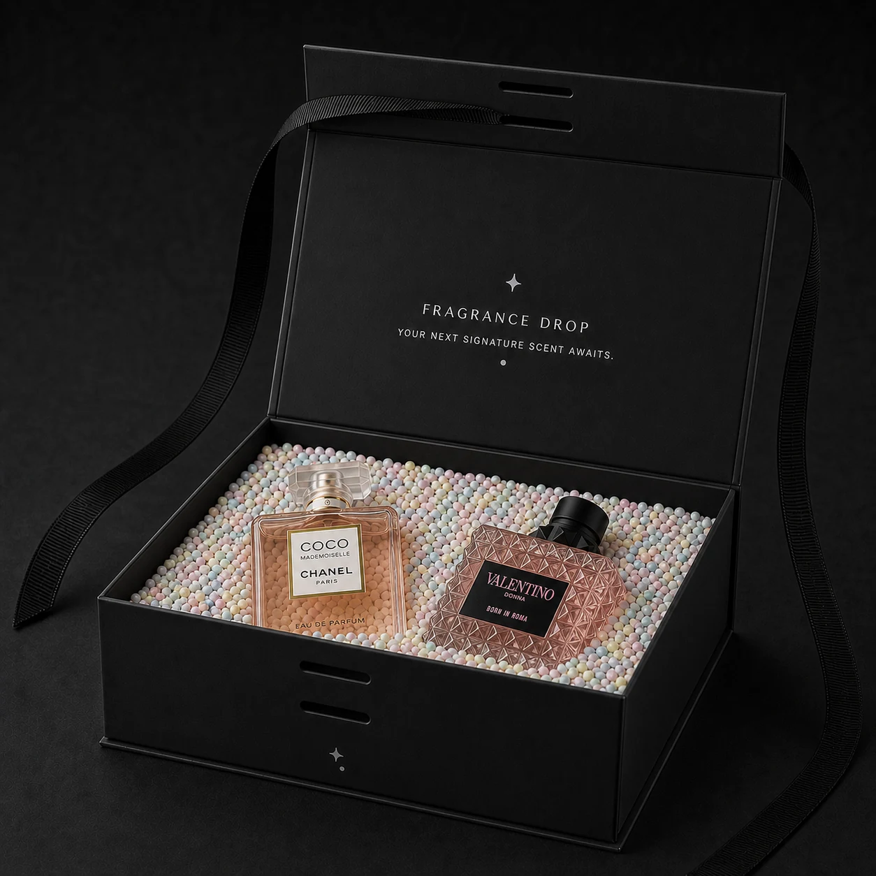 Fragrance Drop Discovery edition open